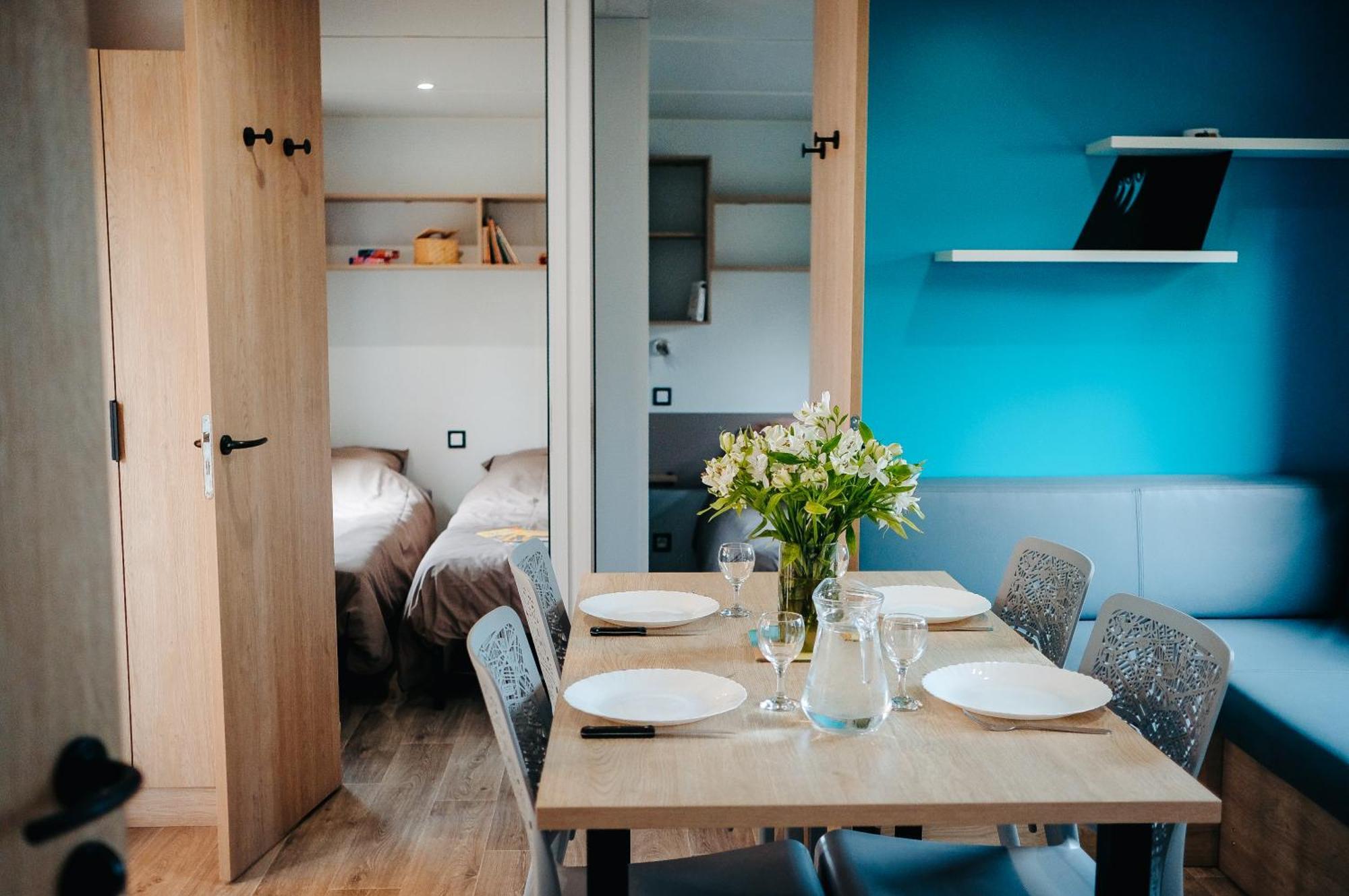 Mobil Home Xxl 4 Chambres - Camping A L'Ombre Des Tilleuls Peyrouse Eksteriør bilde